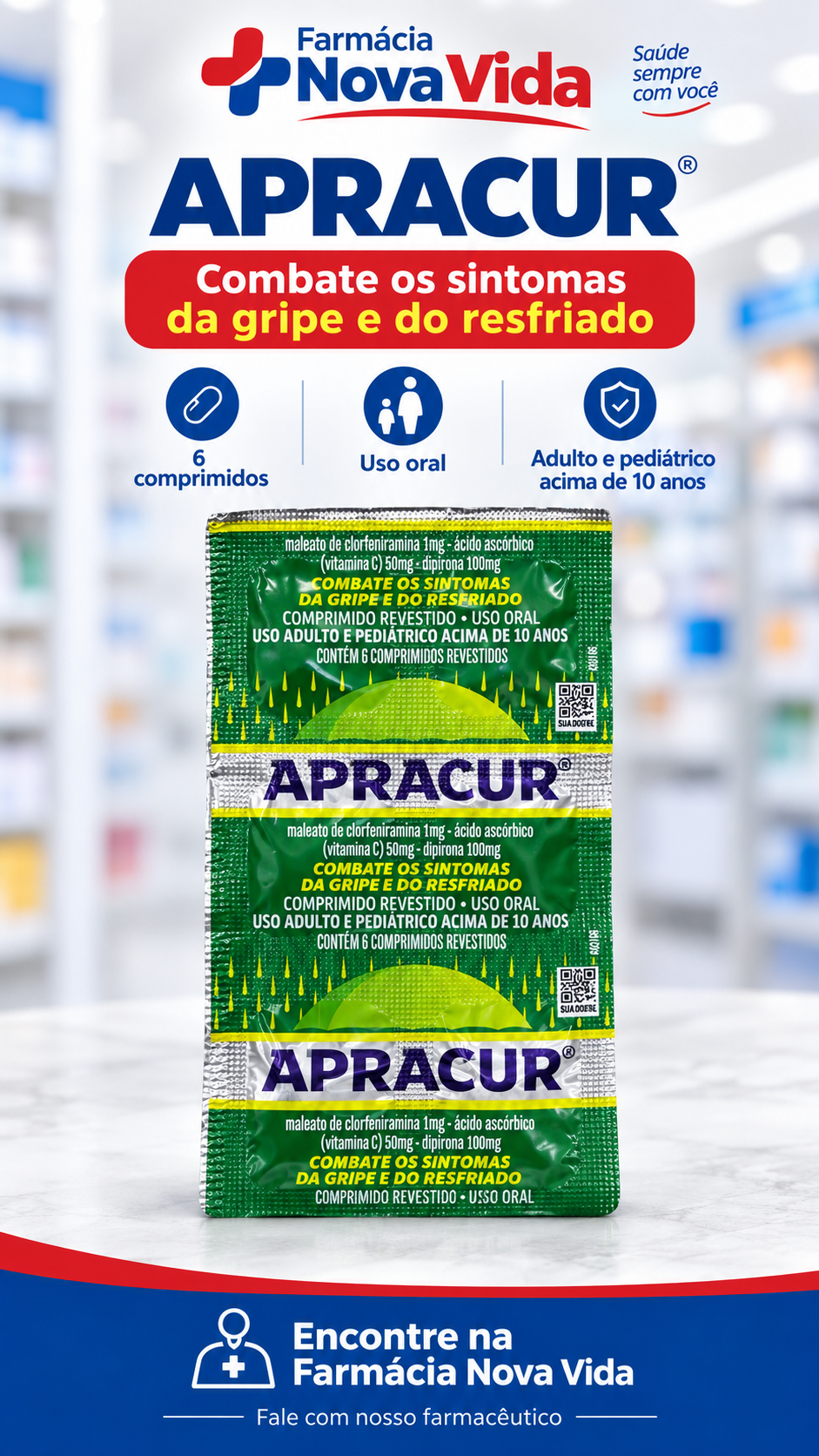 Apracur 6cpr