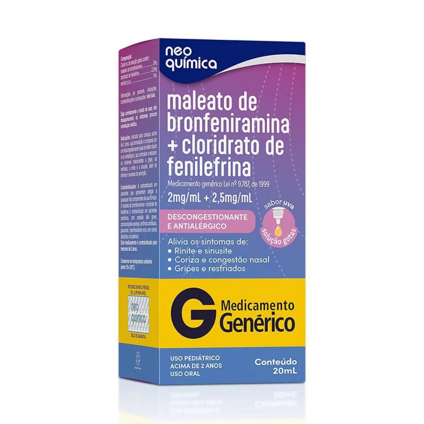 Bronfeniramina Gotas 20ml