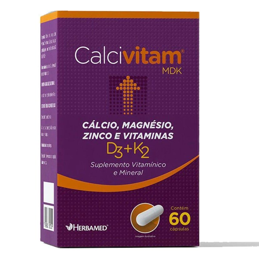 Calcivitam D3 600mg Cx 60 Cpr