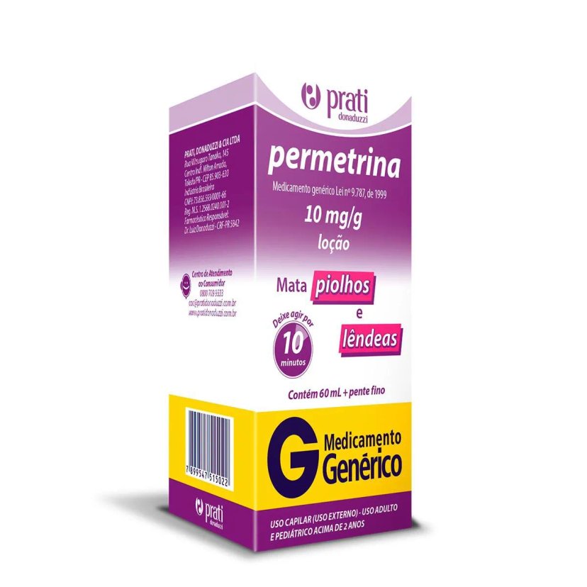 Permetrina Locao 60ml Prat