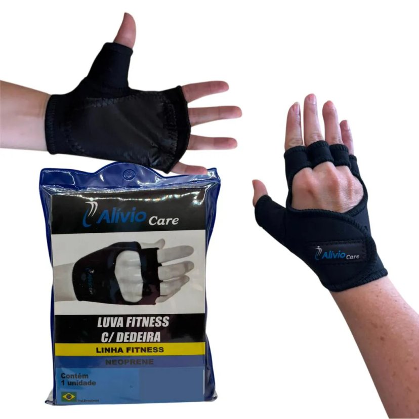 Luvas Fitness C Munhequeira