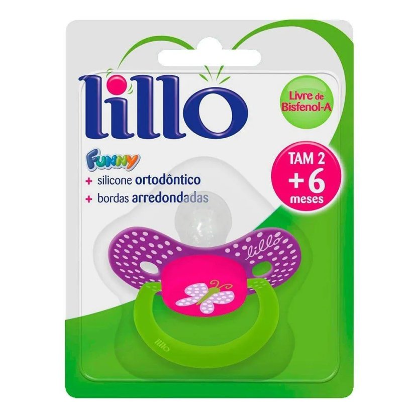 Chupeta Silicone Pituca Lilas