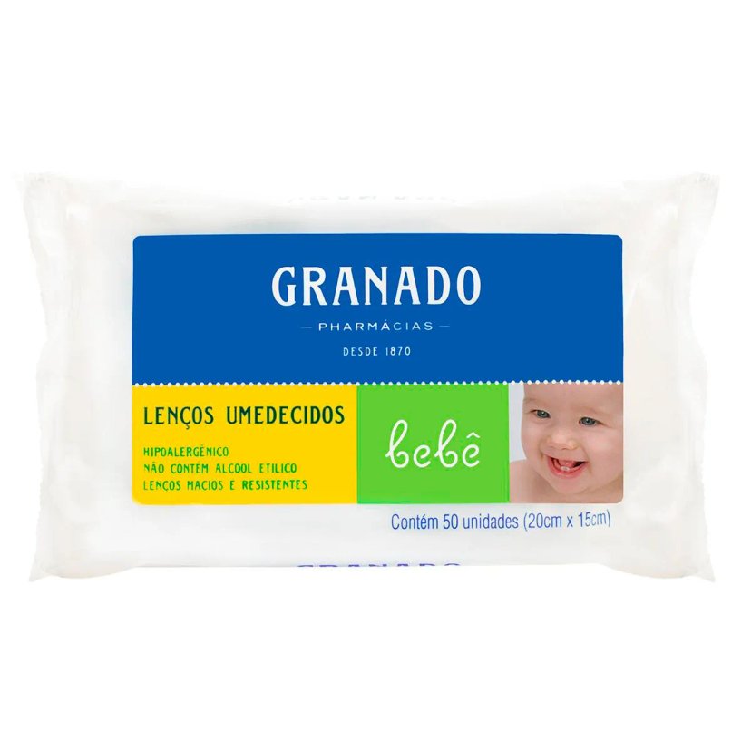 Lenco Umedecido Granado 50unds