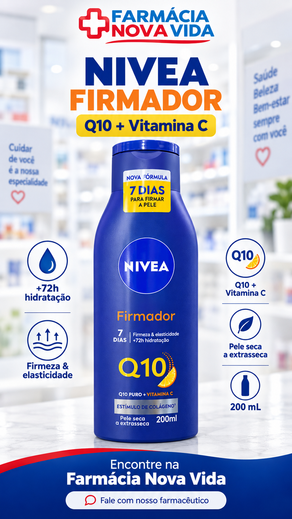 NIVEA Firmador Q10 200 mL