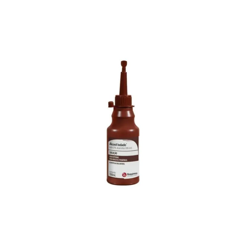 Alcool Iodado 100ml Uniphar