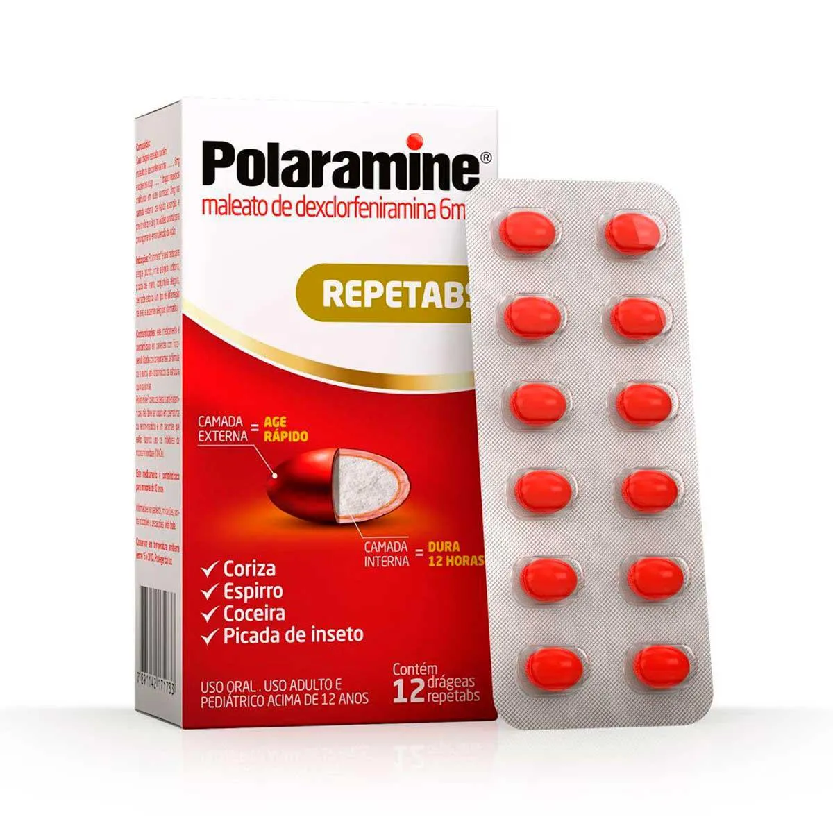 Polaramine Retabs 6mg 12drg
