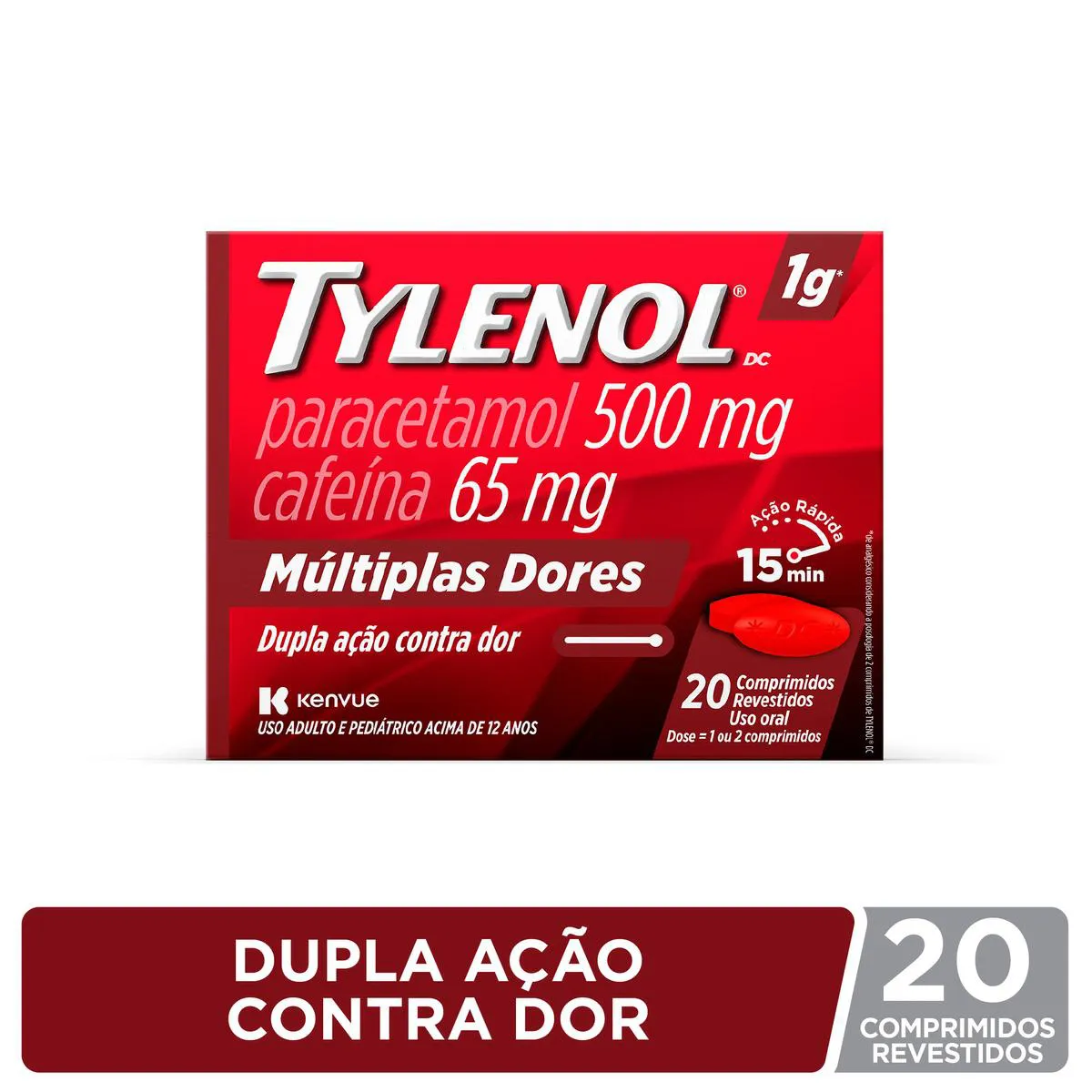 Tylenol Dc Cx 20cp
