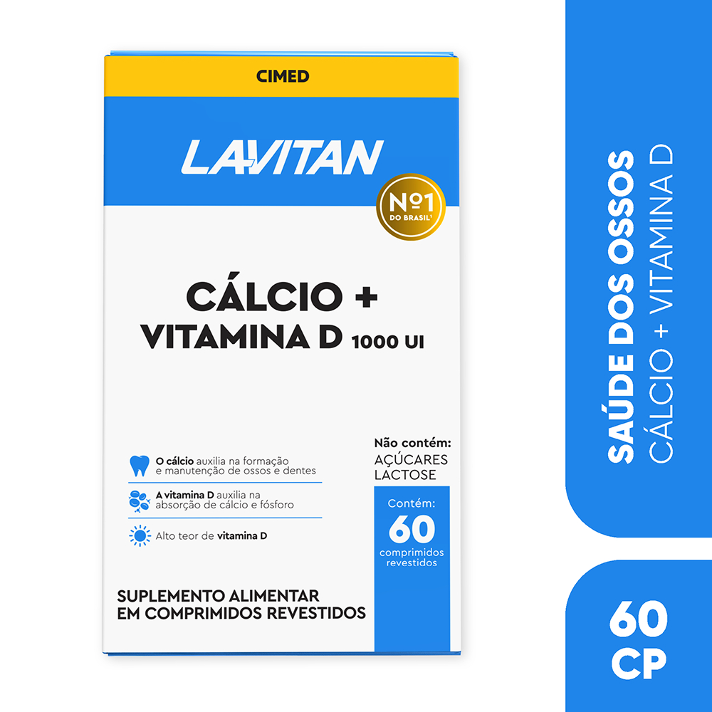 Lavitan Calcio+vit D 60cp Rev