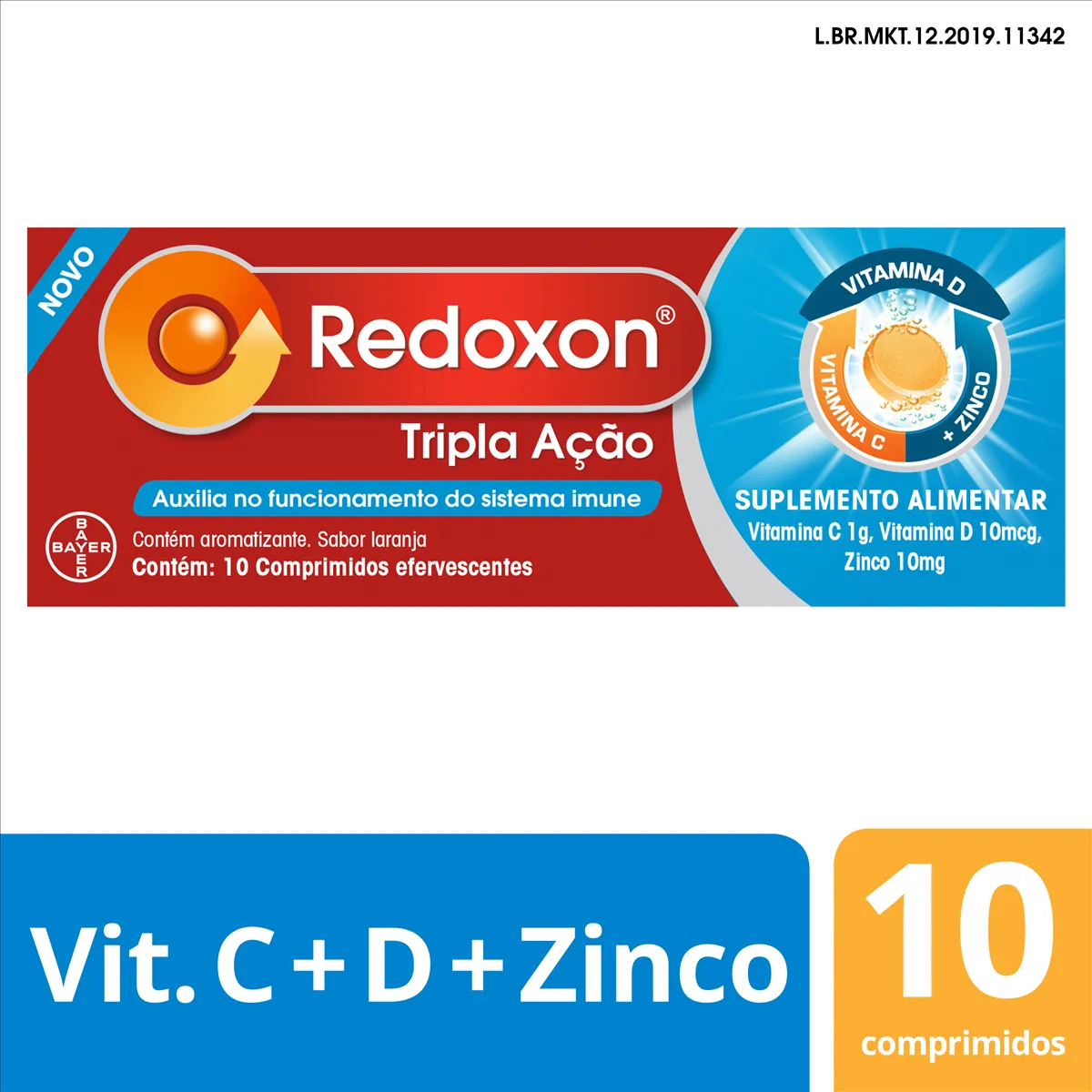 Redoxon Zinco 1g 10cp Laranja