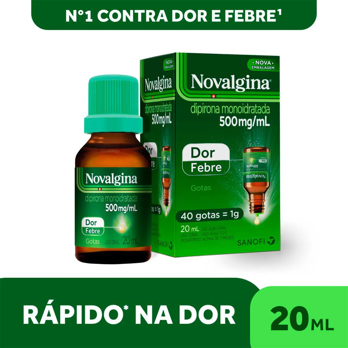 Novalgina 500 Mg/ml 20 Ml