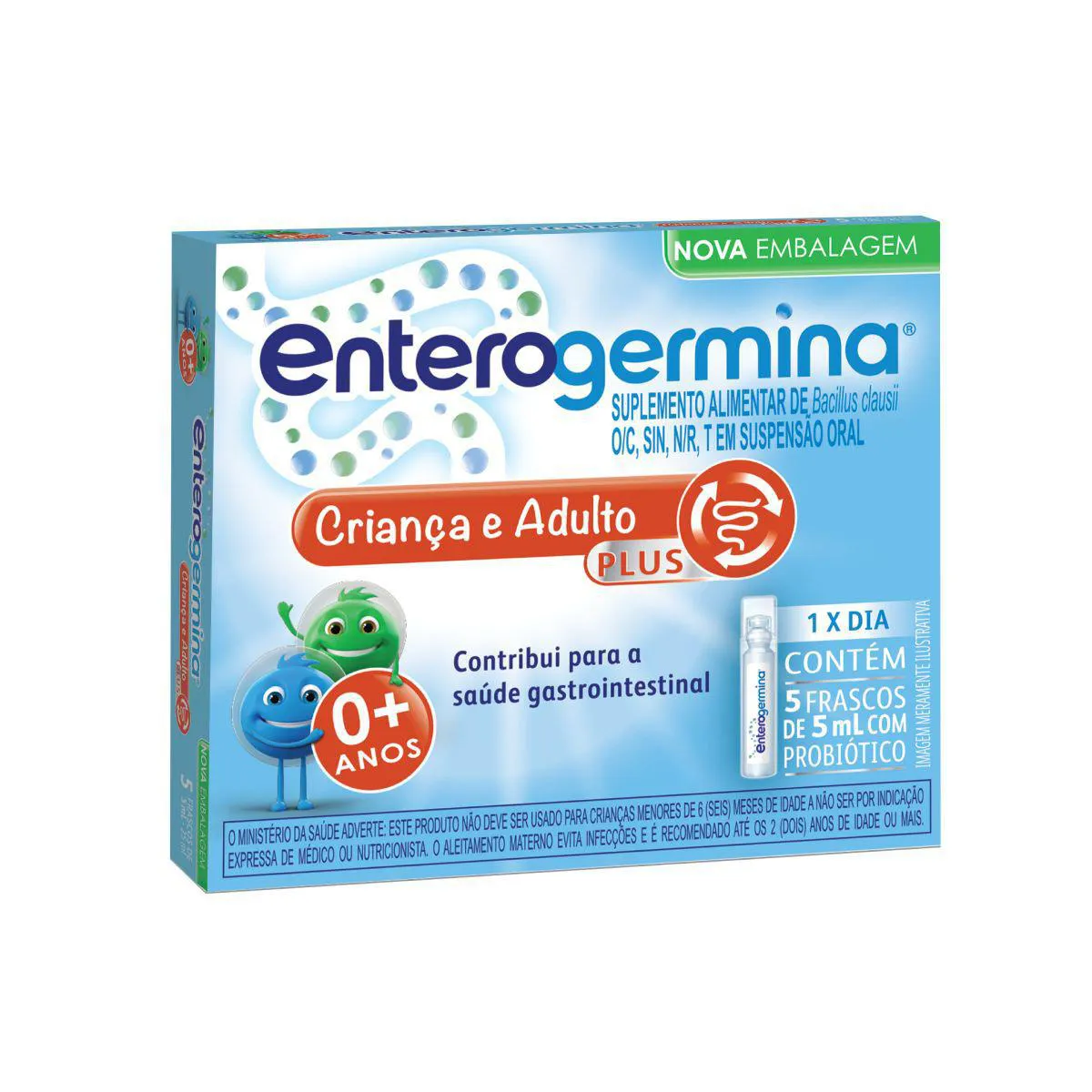 Enterogermina Plus 5flac 5ml