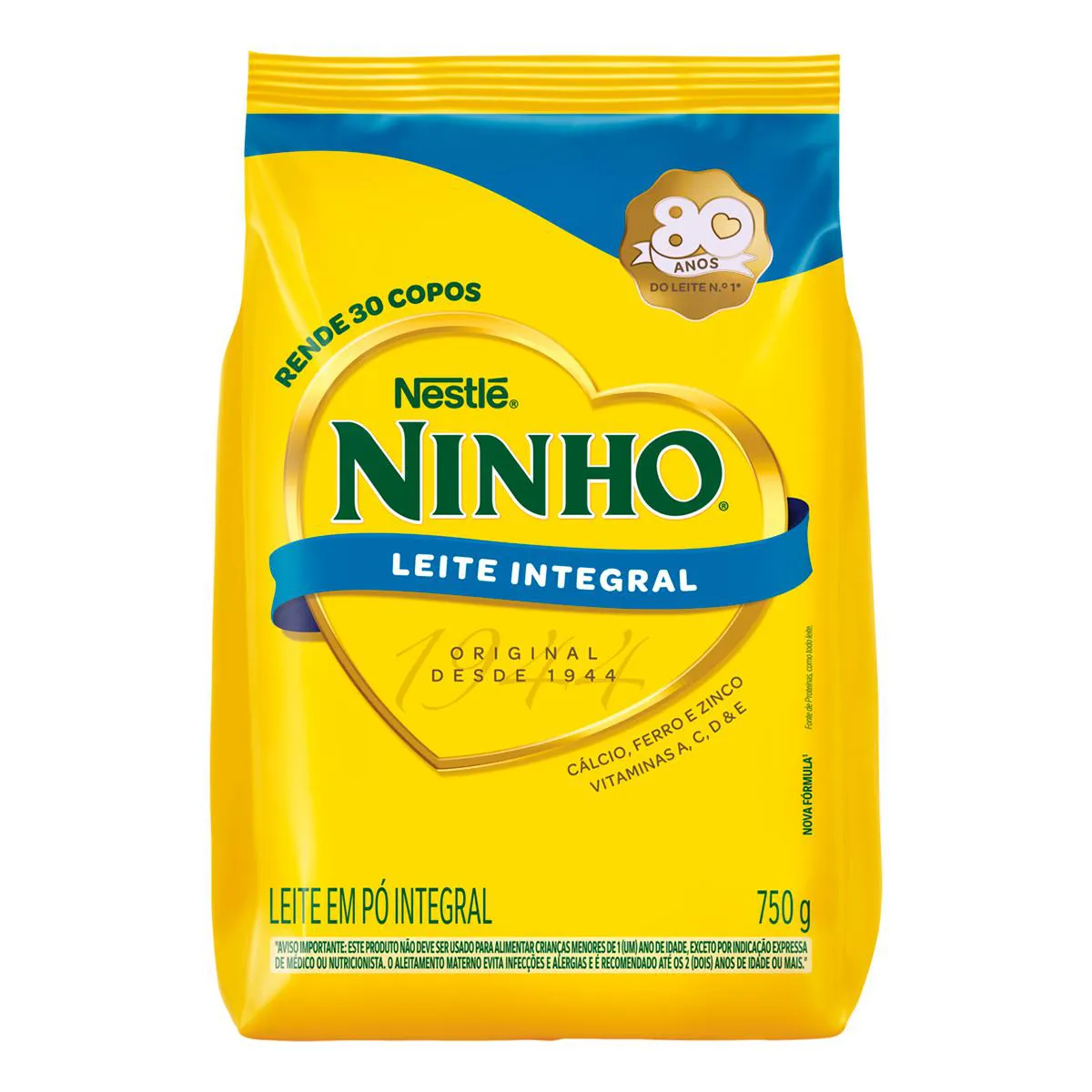 Leite Ninho Integral 750g Sach