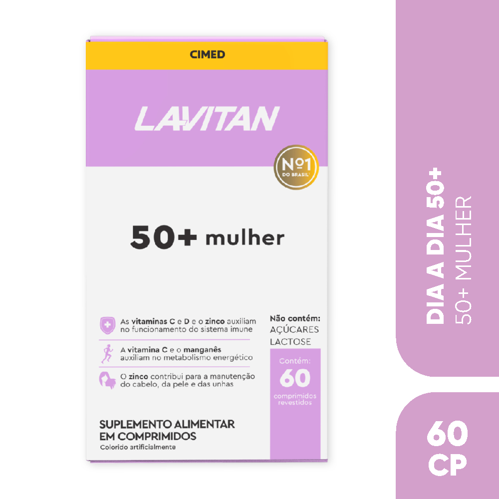 Lavitan 50+ Mulher Cx 60 Cpr